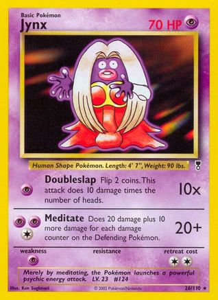 Jynx (/110) Reverse Holofoil [Vintage: Legendary Collection] Pokemon Single Pokémon