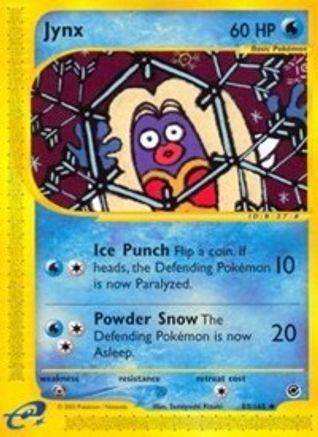 Jynx (83/165) Reverse Holofoil [Vintage: Expedition] Pokemon Single Pokémon