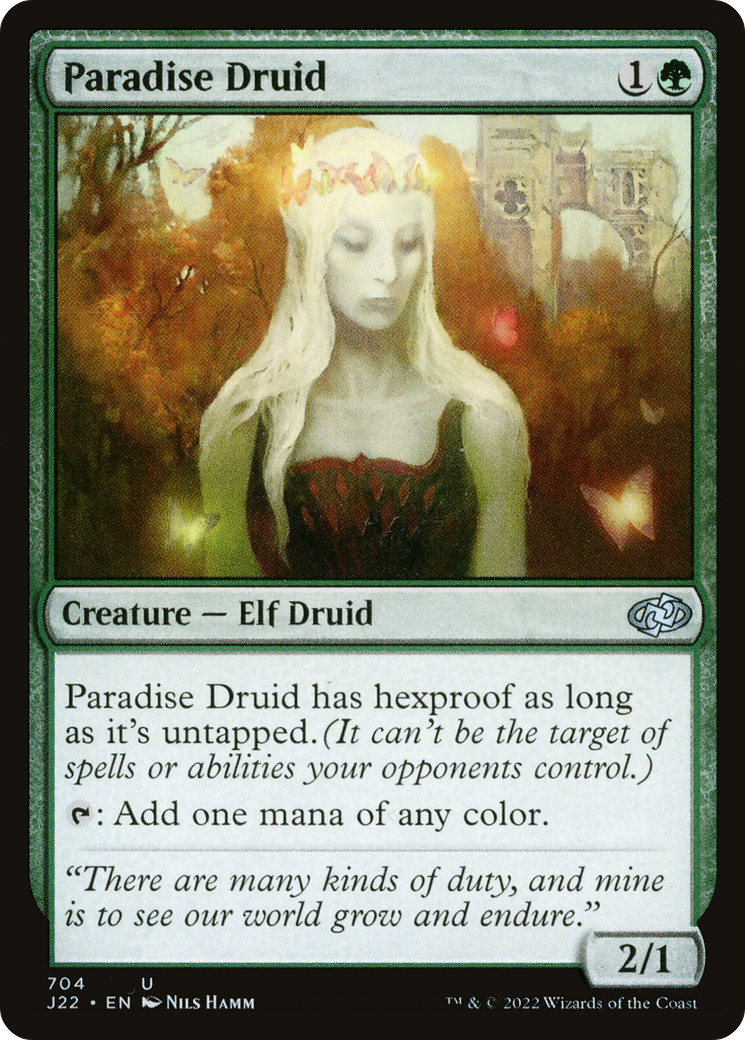 Paradise Druid (J22-704) [Jumpstart 2022] MTG Single Wizards of the Coast