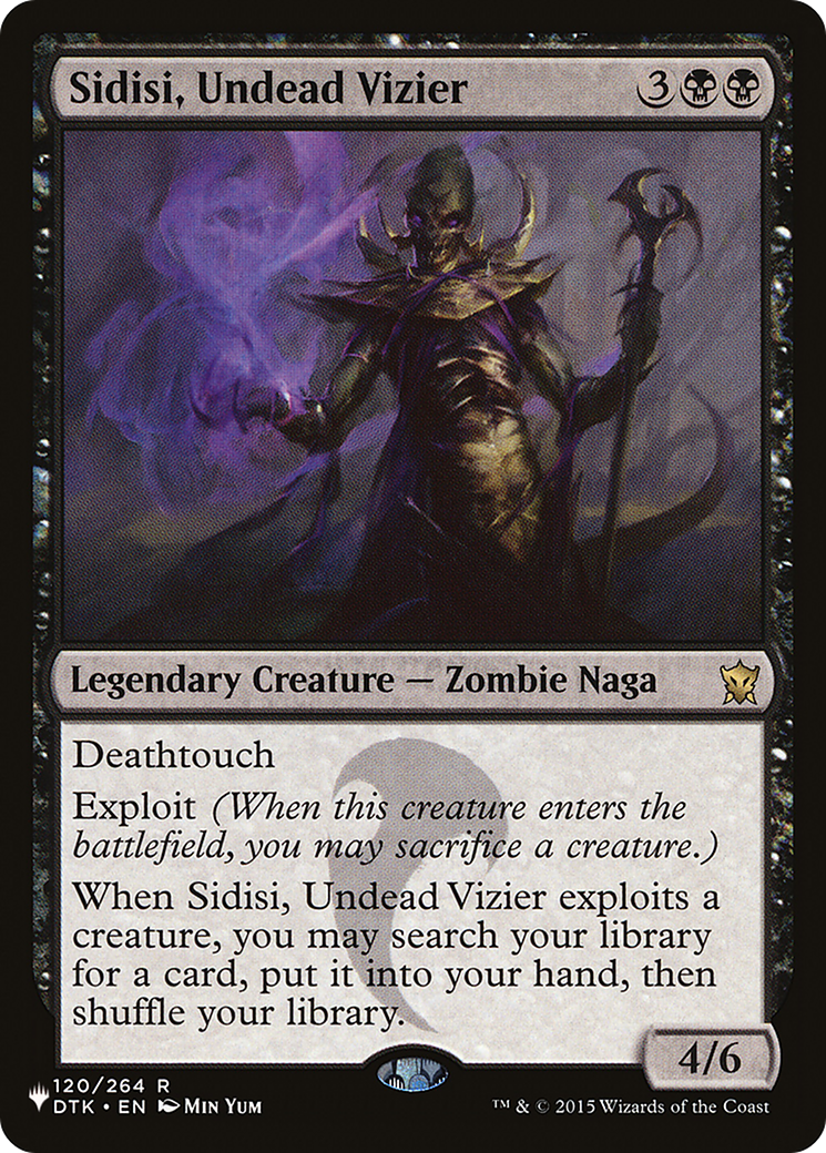 Sidisi, Undead Vizier (LIST-120/264) [Mystery Booster] The List MTG Single Wizards of the Coast