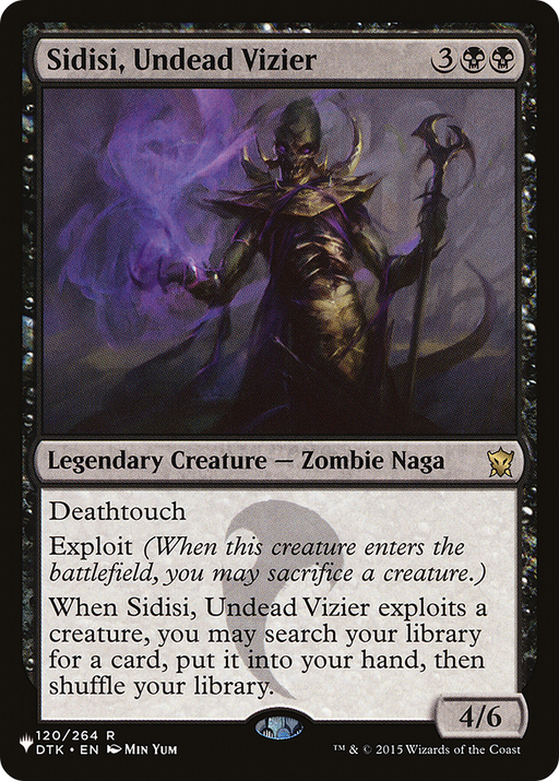 Sidisi, Undead Vizier (LIST-120/264) [Mystery Booster] The List MTG Single Wizards of the Coast