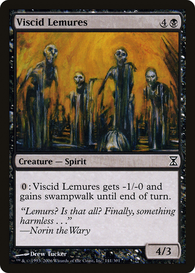 Viscid Lemures (TSP-141) [Time Spiral] Foil MTG Single Wizards of the Coast