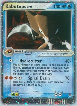 Kabutops ex 97/100 Holofoil [EX: Sandstorm] Pokemon Single Pokémon