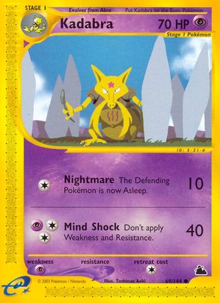 Kadabra (/144) Reverse Holofoil [Vintage: Skyridge] Pokemon Single Pokémon