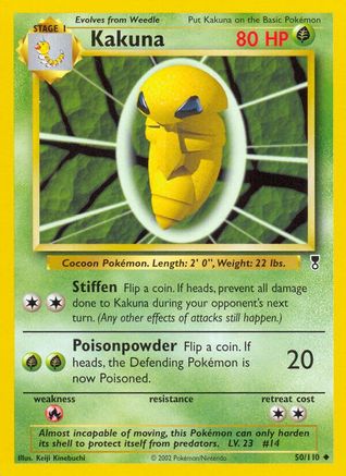 Kakuna (/110) Reverse Holofoil [Vintage: Legendary Collection] Pokemon Single Pokémon