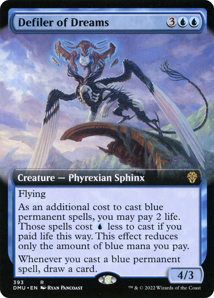 Defiler of Dreams (DMU-393) [Dominaria United] (Extended Art) MTG Single Wizards of the Coast