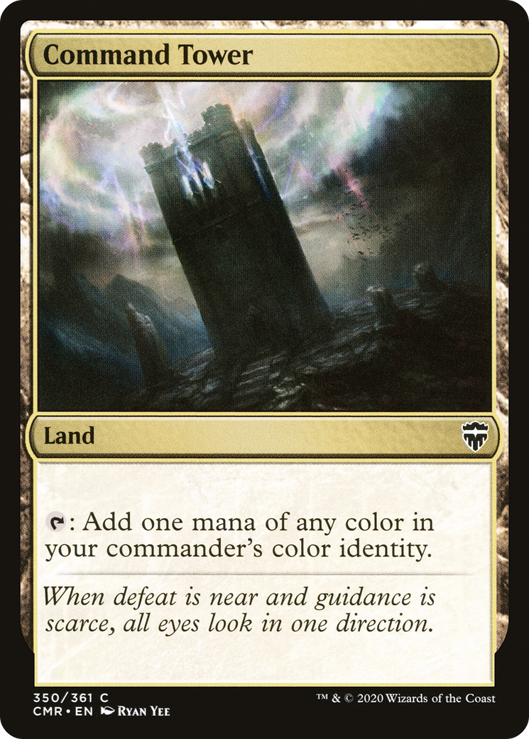 Command Tower (350) (CMR-350) [Commander Legends] MTG Single Wizards of the Coast