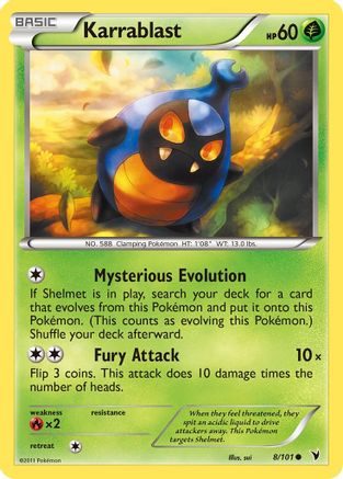 Karrablast (/101) [BW: Noble Victories] Pokemon Single Pokémon