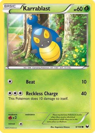 Karrablast (/108) Reverse Holofoil [BW: Dark Explorers] Pokemon Single Pokémon