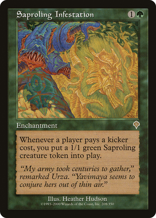 Saproling Infestation (INV-208) [Invasion] MTG Single Wizards of the Coast
