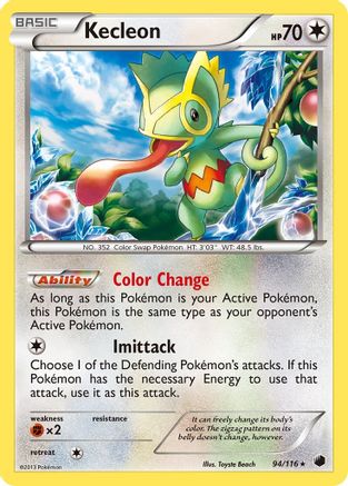 Kecleon (/116) [BW: Plasma Freeze] Pokemon Single Pokémon