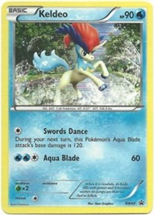 Keldeo - BW60 (Tinsel Holo) () Holofoil [Promos: BW Promos] Pokemon Single Pokémon
