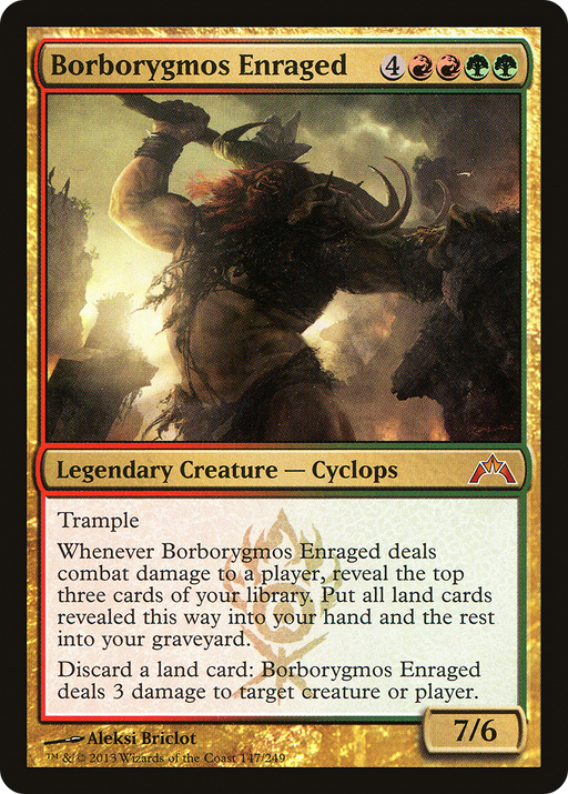 Borborygmos Enraged (GTC-147) [Gatecrash] MTG Single Wizards of the Coast