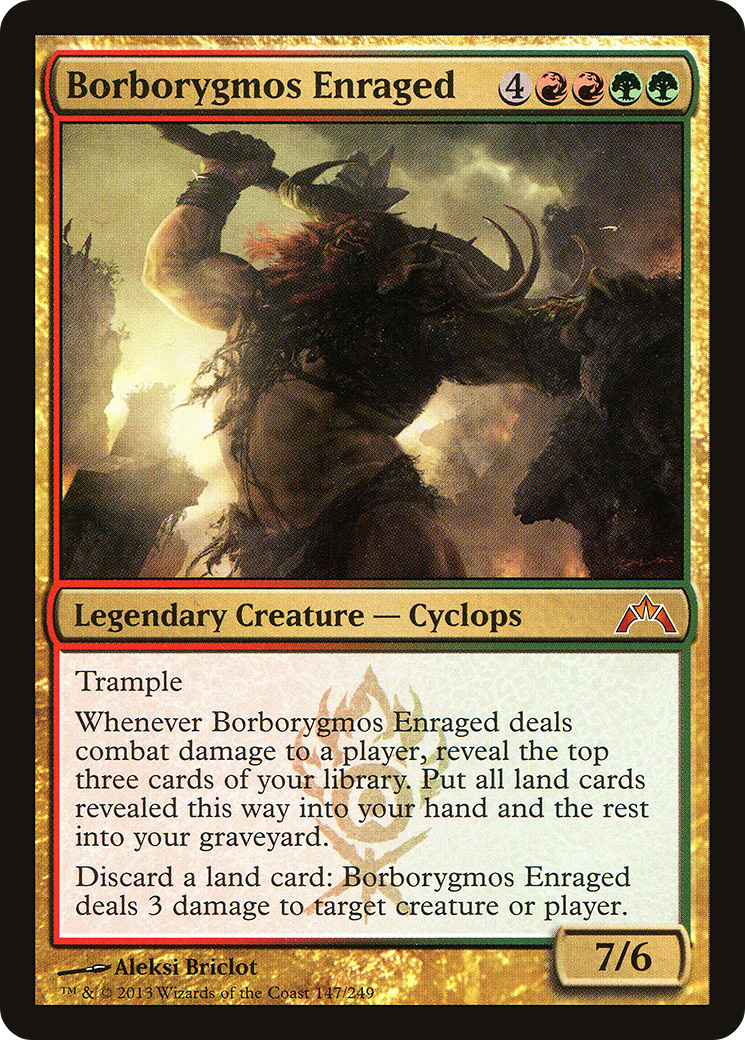 Borborygmos Enraged (GTC-147) [Gatecrash] Foil MTG Single Wizards of the Coast