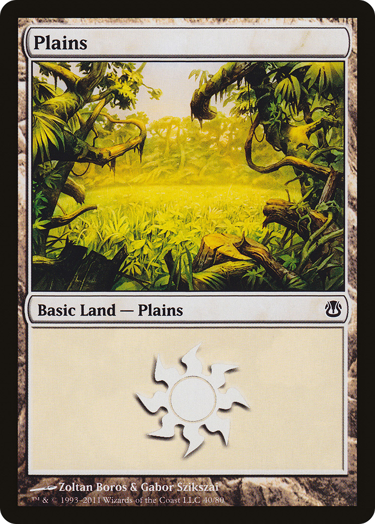 Plains (DDH-040) [Misc] Duel Decks: Ajani vs. Nicol Bolas MTG Single Wizards of the Coast