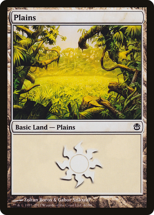 Plains (DDH-040) [Misc] Duel Decks: Ajani vs. Nicol Bolas MTG Single Wizards of the Coast