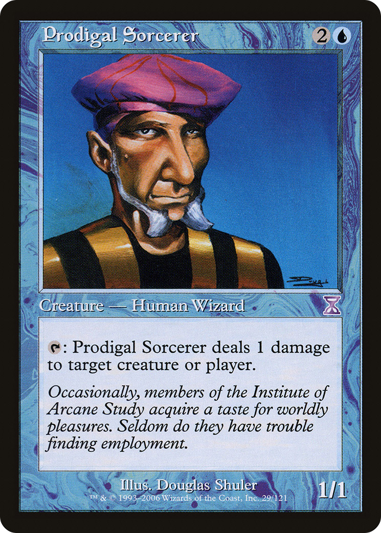 Prodigal Sorcerer (TSB-029) [Time Spiral Timeshifted] MTG Single Wizards of the Coast