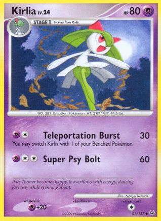Kirlia (/127) Reverse Holofoil [Platinum: Base set] Pokemon Single Pokémon