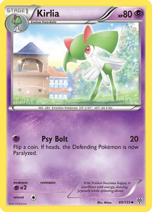 Kirlia (/135) Reverse Holofoil [BW: Plasma Storm] Pokemon Single Pokémon