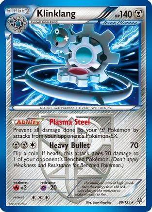 Klinklang (Team Plasma) (90/135) - [BW: Plasma Storm] Holofoil Pokemon Single Pokémon