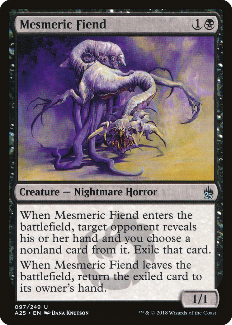 Mesmeric Fiend (A25-097) [Masters 25] MTG Single Wizards of the Coast