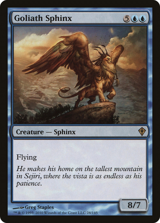 Goliath Sphinx (WWK-028) [Worldwake] Foil MTG Single Wizards of the Coast