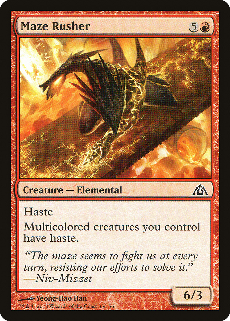 Maze Rusher (DGM-033) [Dragon's Maze] MTG Single Wizards of the Coast
