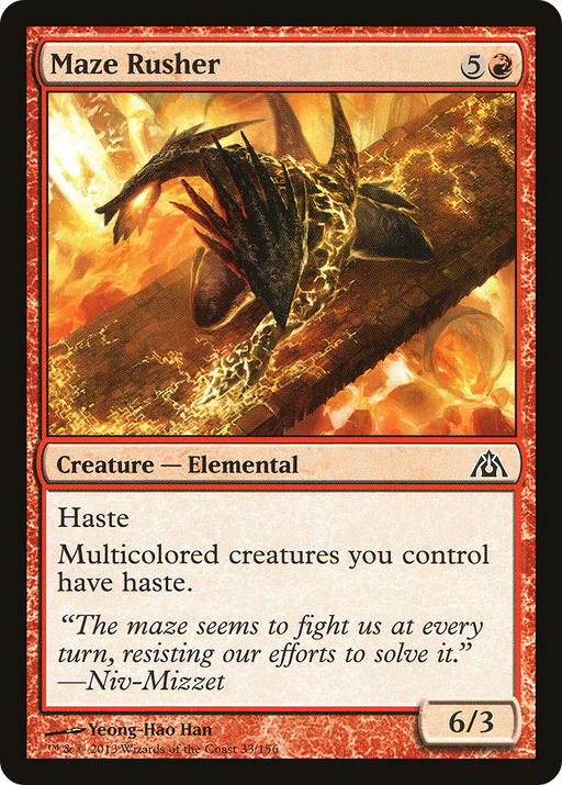 Maze Rusher (DGM-033) [Dragon's Maze] MTG Single Wizards of the Coast