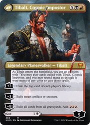 Valki, God of Lies (KHM-286) [Kaldheim] (Borderless) Foil MTG Single Wizards of the Coast
