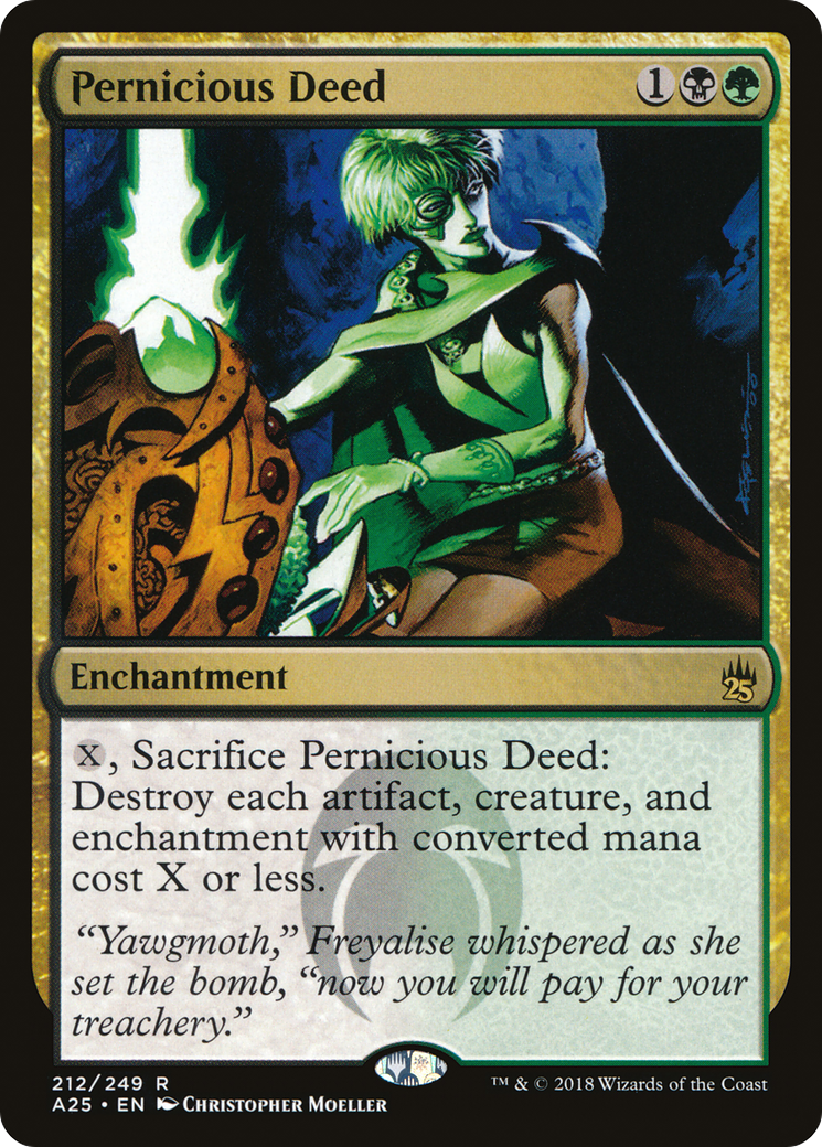 Pernicious Deed (A25-212) [Masters 25] MTG Single Wizards of the Coast