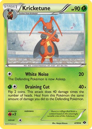 Kricketune (/99) Reverse Holofoil [BW: Next Destinies] Pokemon Single Pokémon
