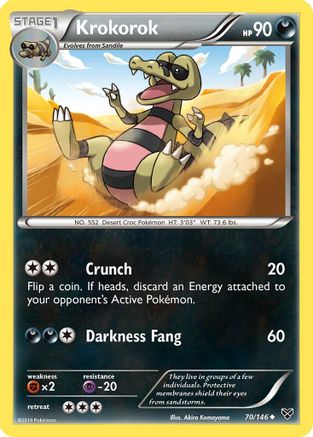 Krokorok (/146) [XY: Base Set] Pokemon Single Pokémon