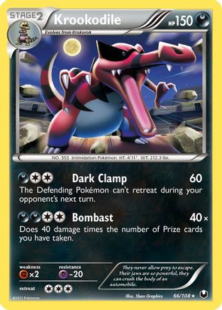 Krookodile (/108) Reverse Holofoil [BW: Dark Explorers] Pokemon Single Pokémon