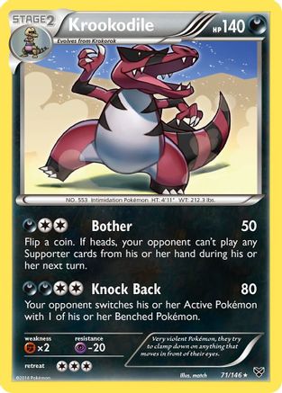 Krookodile (/146) Reverse Holofoil [XY: Base Set] Pokemon Single Pokémon