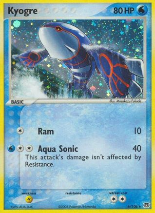 Kyogre - 006/106 (/106) Reverse Holofoil [EX: Emerald] Pokemon Single Pokémon