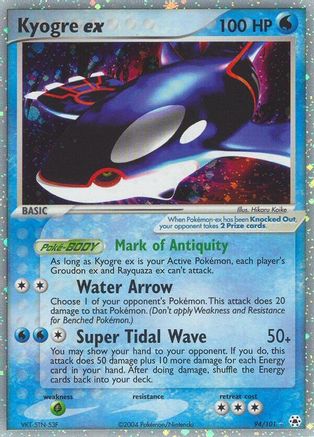 Kyogre ex (/101) Holofoil [EX: Hidden Legends] Pokemon Single Pokémon