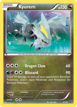 Kyurem (/20) Holofoil [BW: Dragon Vault] Pokemon Single Pokémon