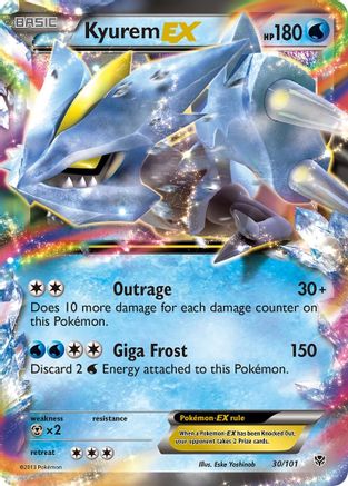 Kyurem EX (/101) Holofoil [BW: Plasma Blast] Pokemon Single Pokémon
