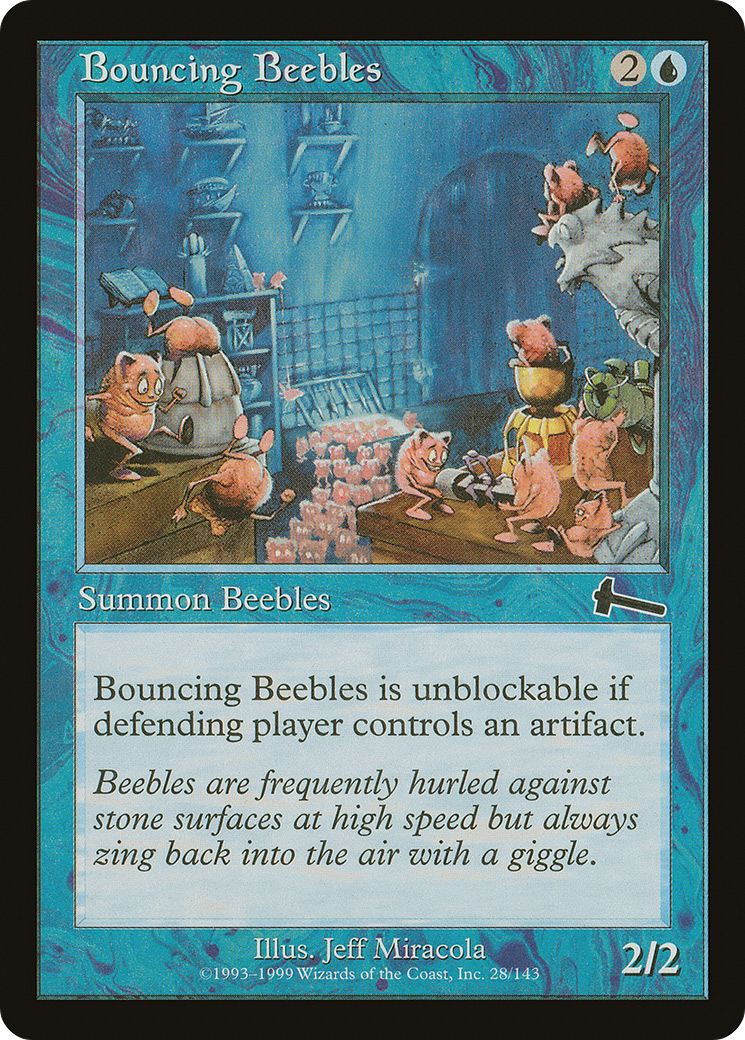 Bouncing Beebles (ULG-028) [Urza's Legacy] Foil MTG Single Wizards of the Coast