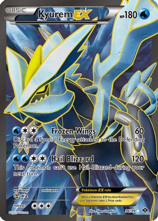 Kyurem EX (96 Full Art) (/99) Holofoil [BW: Next Destinies] Pokemon Single Pokémon