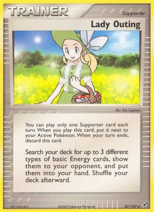Lady Outing (/107) [EX: Deoxys] Pokemon Single Pokémon