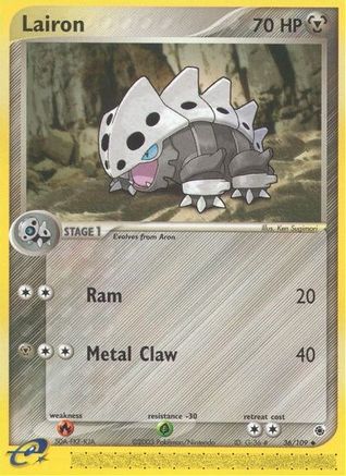 Lairon - 36/109 (/109) Reverse Holofoil [EX: Ruby & Sapphire] Pokemon Single Pokémon