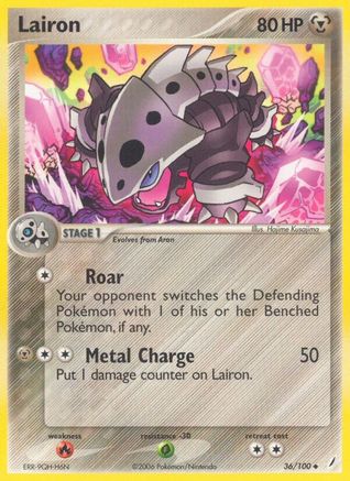 Lairon (36/100) - [EX: Crystal Guardians] Pokemon Single Pokémon