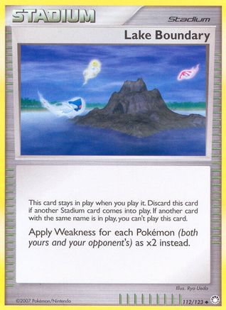 Lake Boundary (112/123) [DP: Mysterious Treasures] Pokemon Single Pokémon