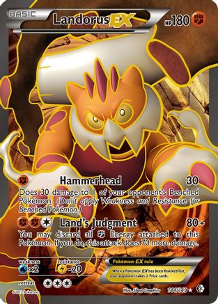 Landorus EX (144 Full Art) (/149) Holofoil [BW: Boundaries Crossed] Pokemon Single Pokémon