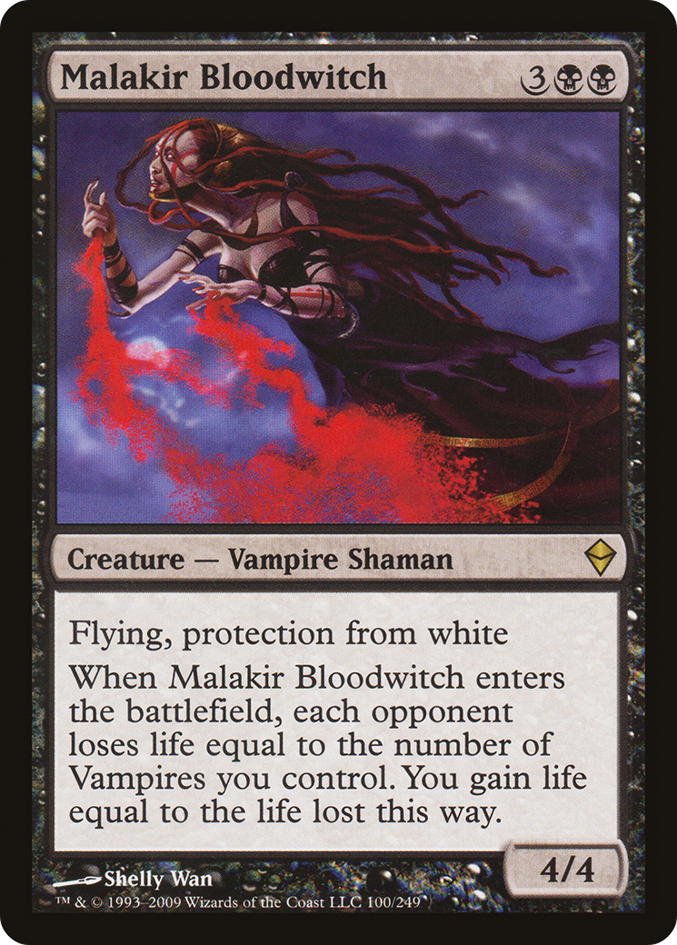 Malakir Bloodwitch (ZEN-100) [Zendikar] MTG Single Wizards of the Coast