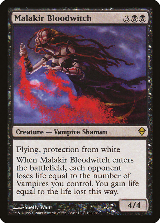 Malakir Bloodwitch (ZEN-100) [Zendikar] Foil MTG Single Wizards of the Coast