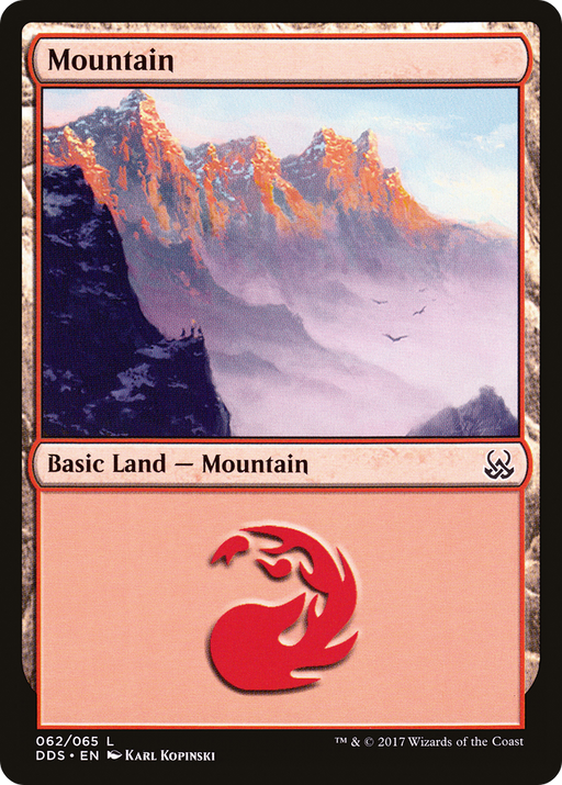 Mountain (062) (DDS-062) [Misc] Duel Decks: Mind vs. Might MTG Single Wizards of the Coast