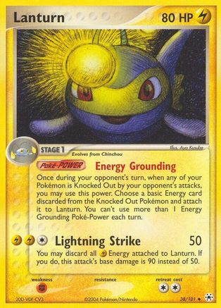 Lanturn (/101) Reverse Holofoil [EX: Hidden Legends] Pokemon Single Pokémon