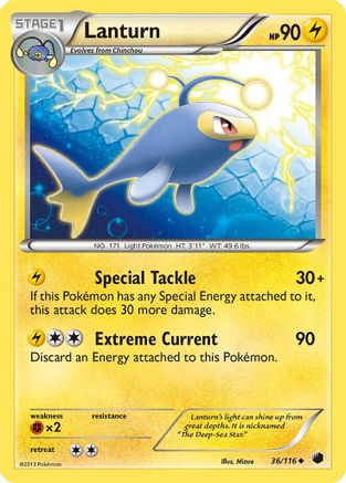 Lanturn (/116) [BW: Plasma Freeze] Pokemon Single Pokémon